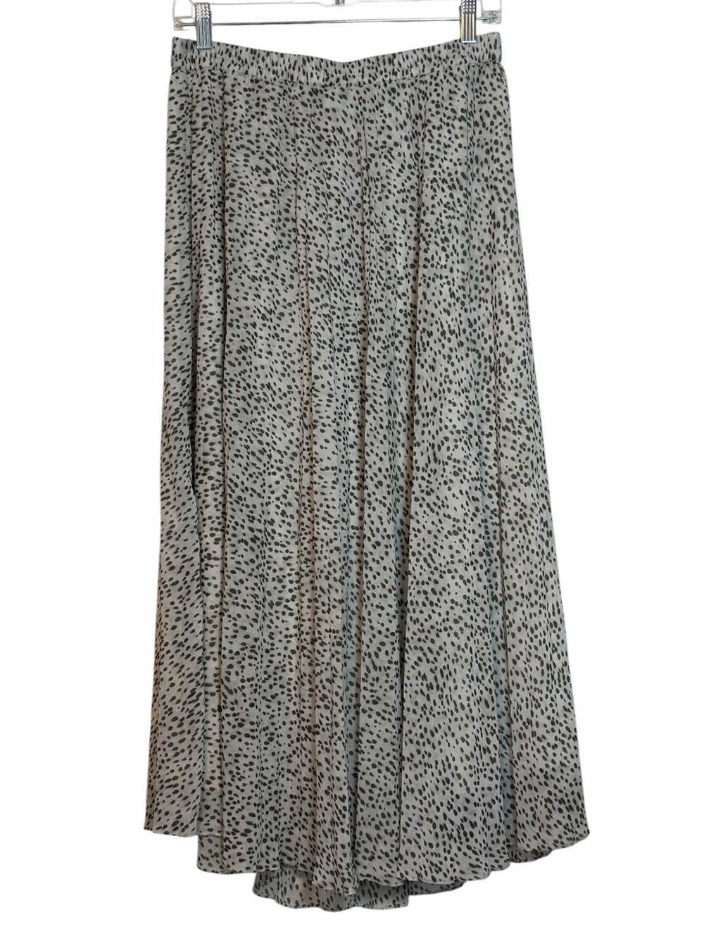 Chaps women’s size medium animal print maxi skirt lined elastic stretch waist - Picture 2 of 7
